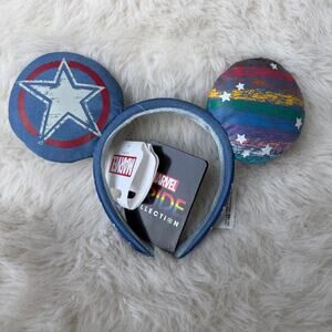Disney Parks 2023 Marvel Pride Mickey Mouse Ears Headband America Chavez - NWT